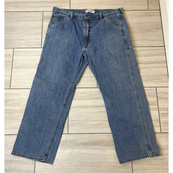 Levis Carpenter Fit Men's 40X30 Denim Jeans Baggy 90s Y2K Vintage Relaxed - Picture 1 of 4